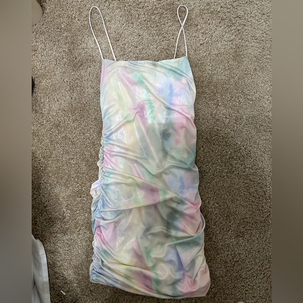 Multicolor Bodycon Dress - Picture 4 of 4